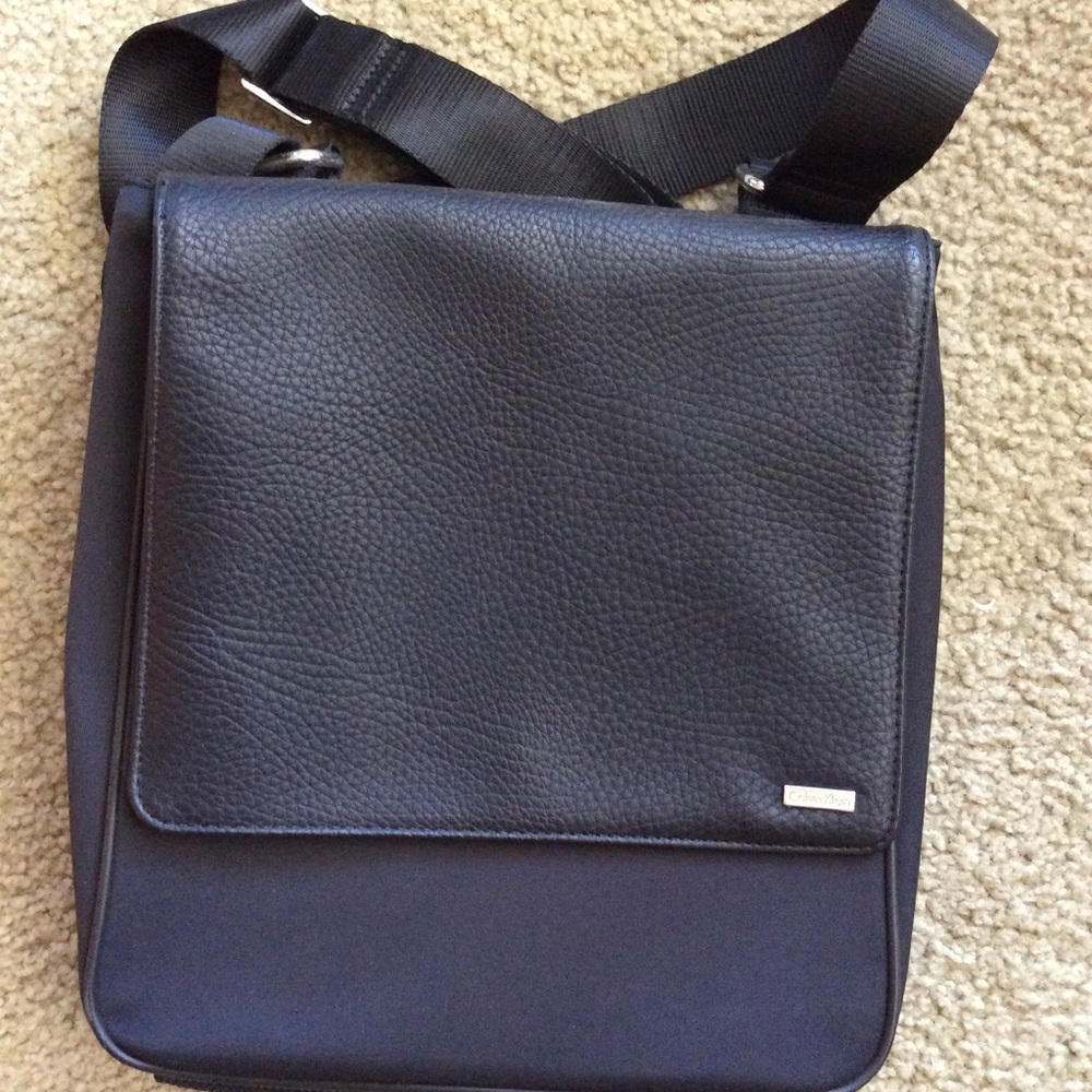 Calvin Klein black laptop case